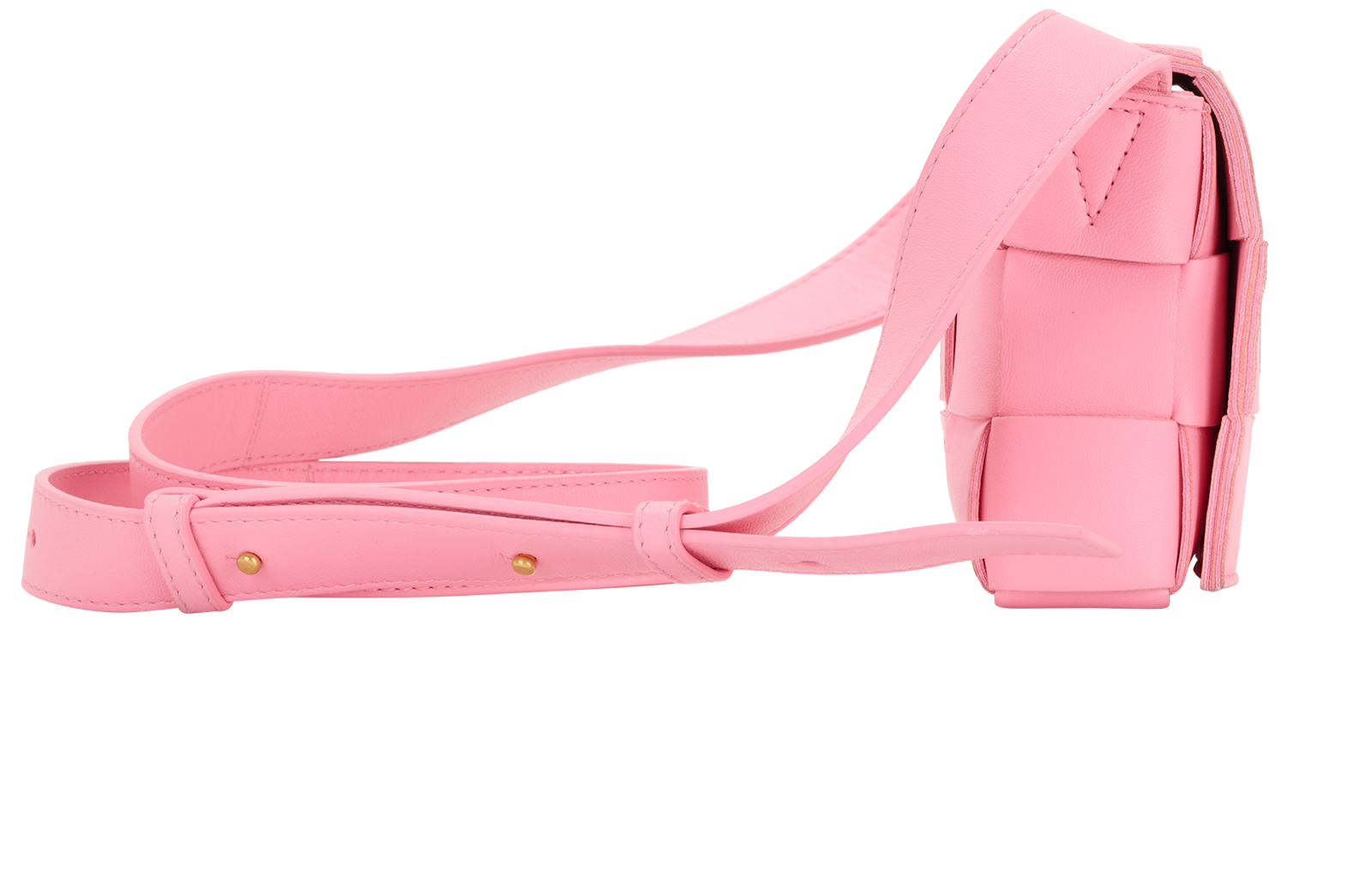 Small Cassette, &pound;550, Handbags, Pink, Leather, Side view